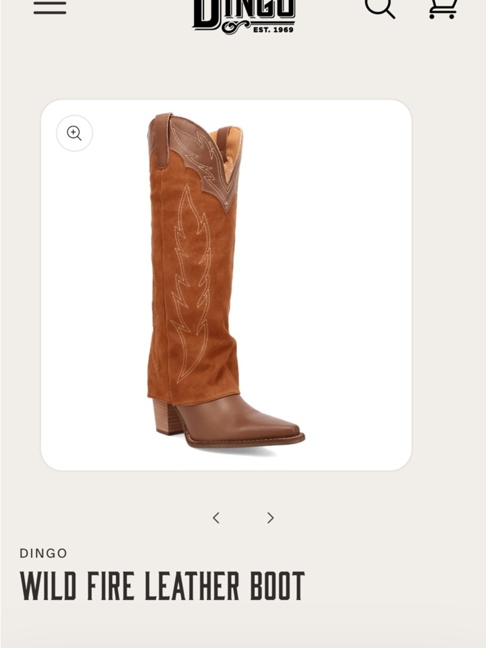 Dingo wild fire leather boot - Picture 5 of 14